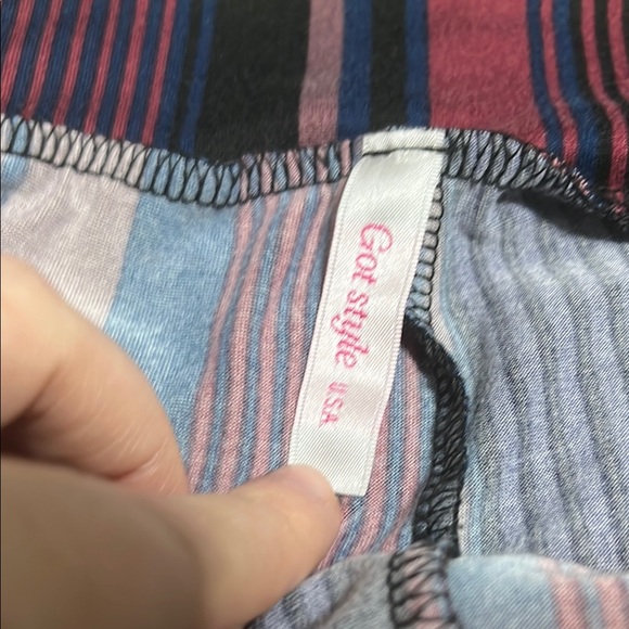 Colorful Striped Flare Pants - Picture 2 of 3